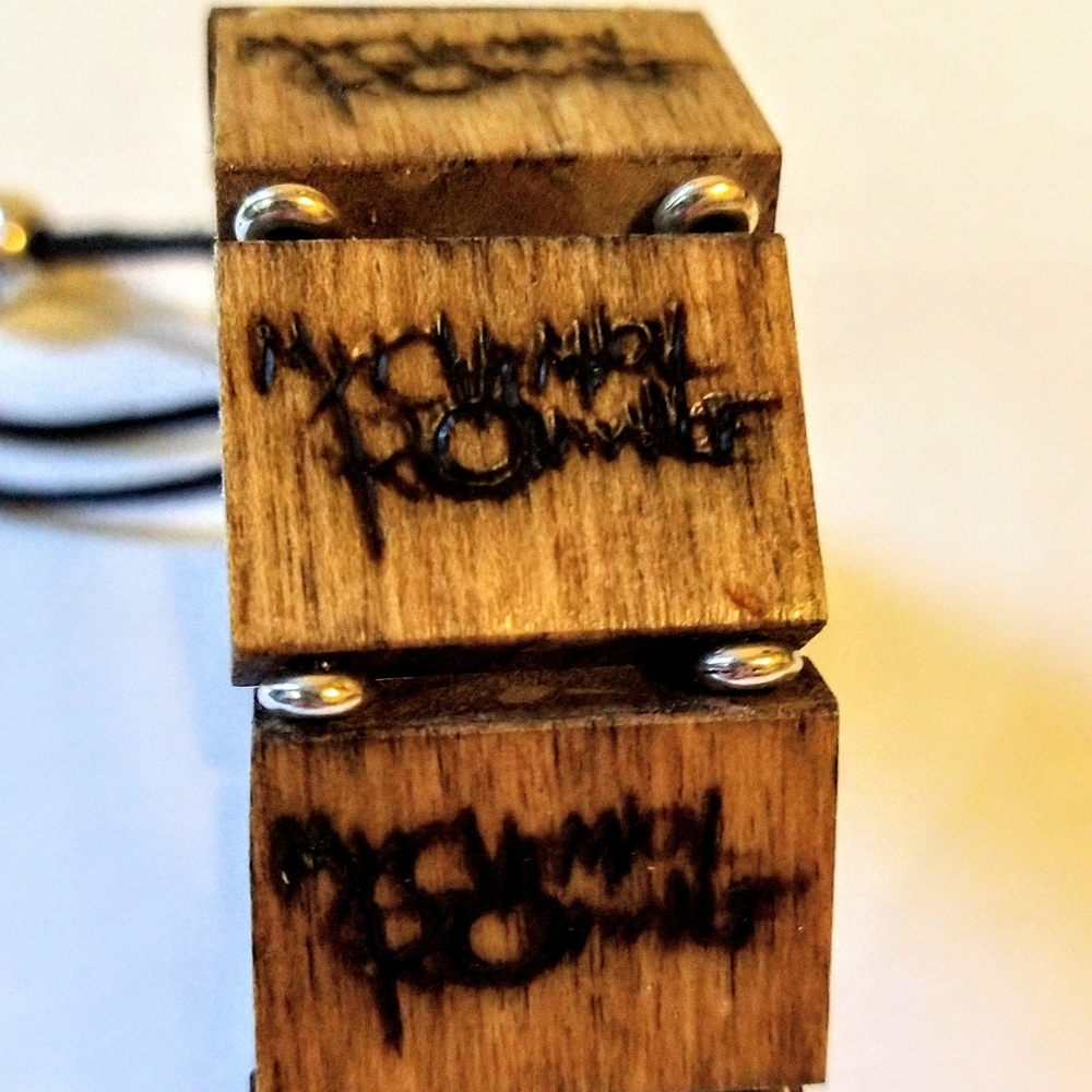 My chemical romance tile slip cord bracelet - Picture 2 of 4